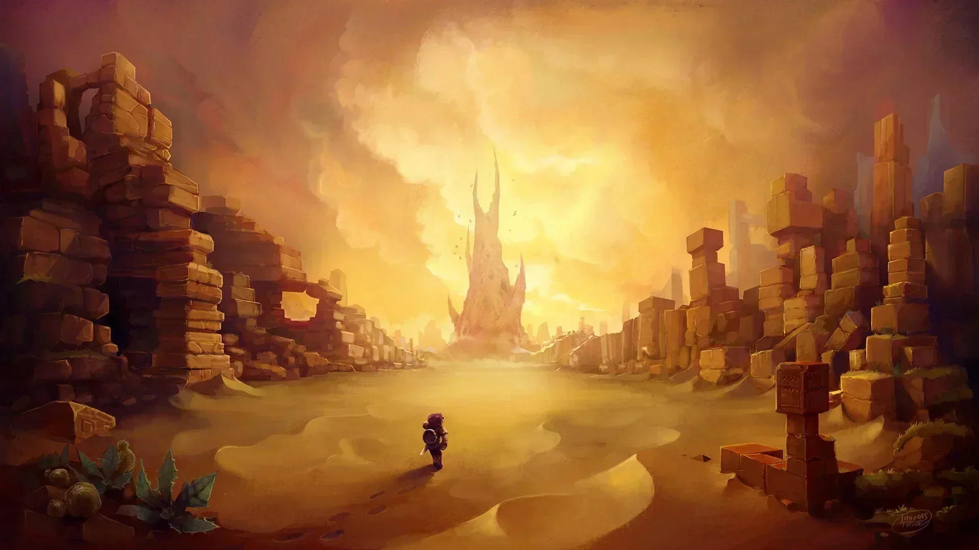 Howling Sands manzarası