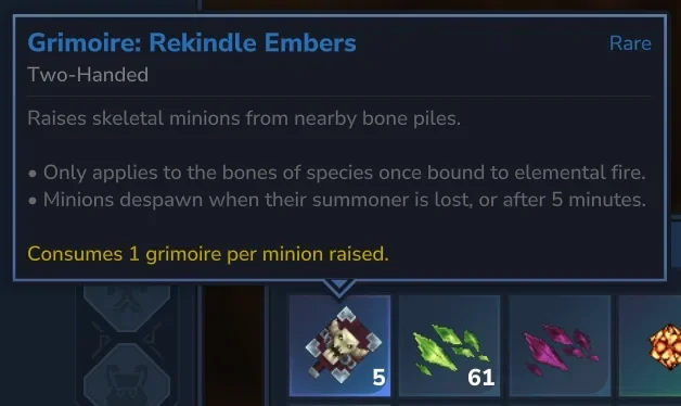 Grimoire: Rekindle Embers
